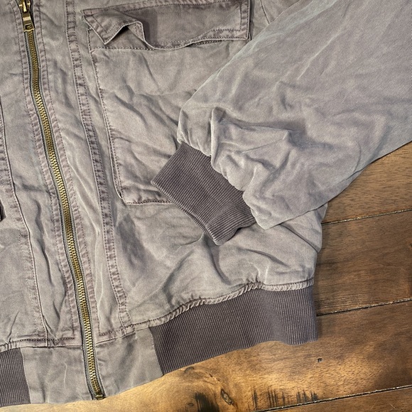 🪴Sold🪴 “Young Fabulous & Broke” Bomber Jacket🪴 - Picture 5 of 13